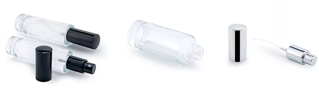 Nouveau produit en gros bouteille en verre avec pompe de pulvérisation
