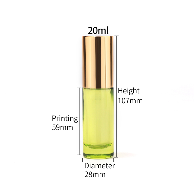 Dimension du flacon de sérum en verre de 20 ml