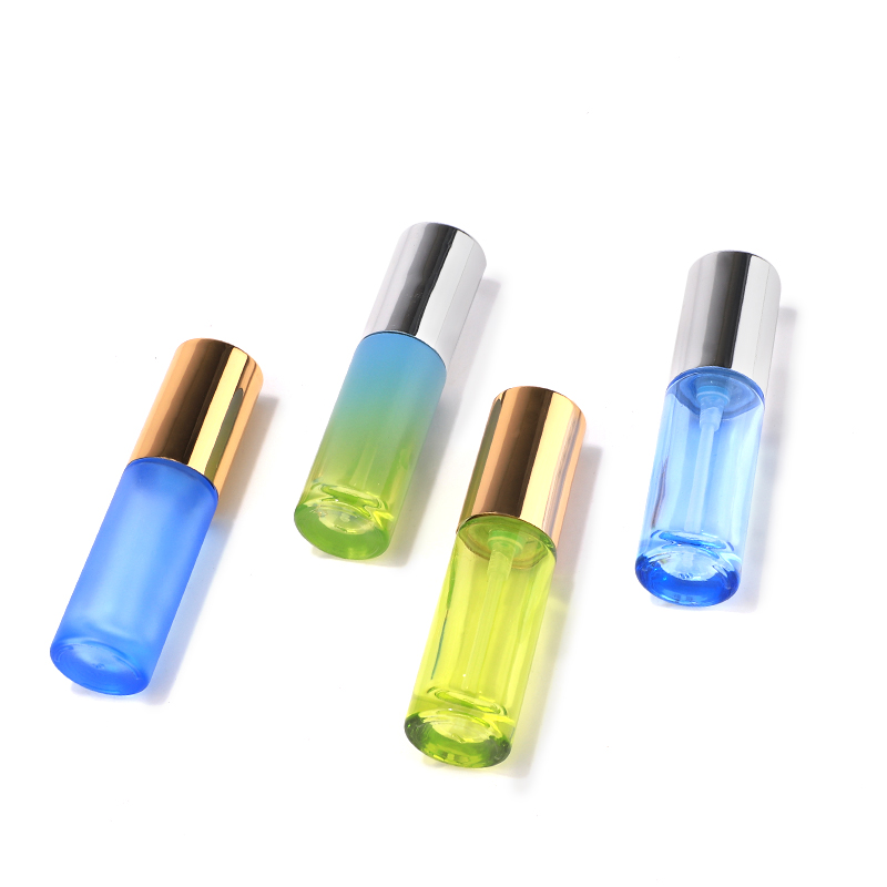 Flacon pompe à lotion en verre de couleur personnalisée