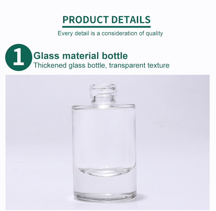 Nouveau flacon en verre design de haute qualité