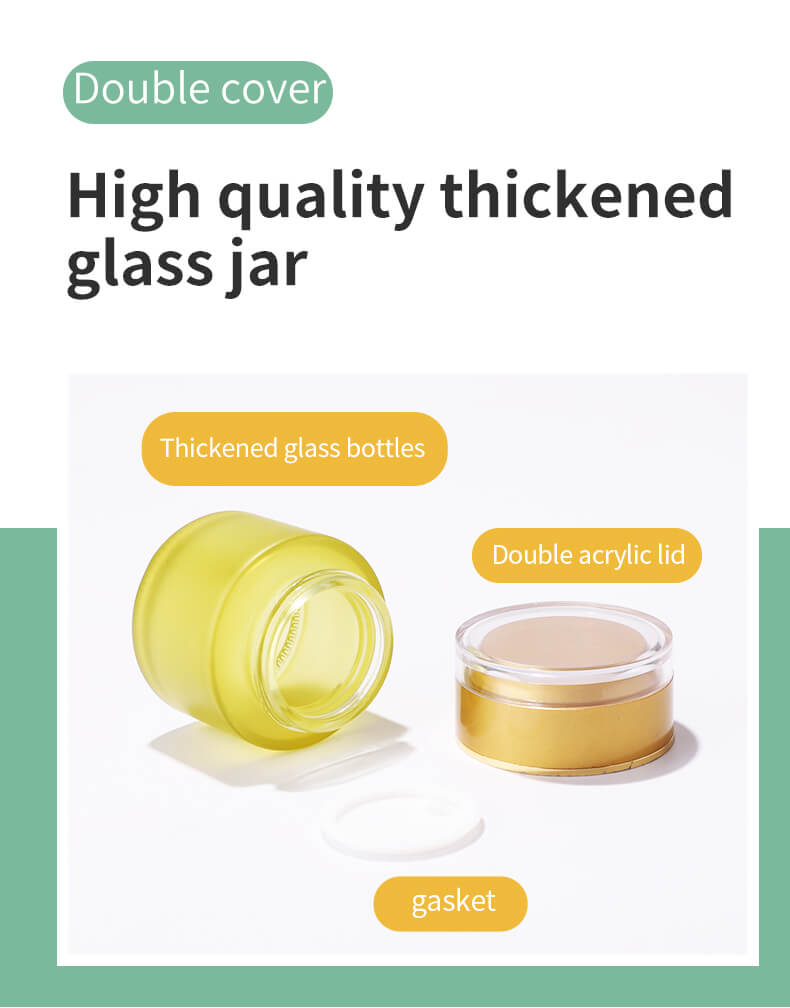 Emballage de bocal en verre personnalisé de nouvelle conception