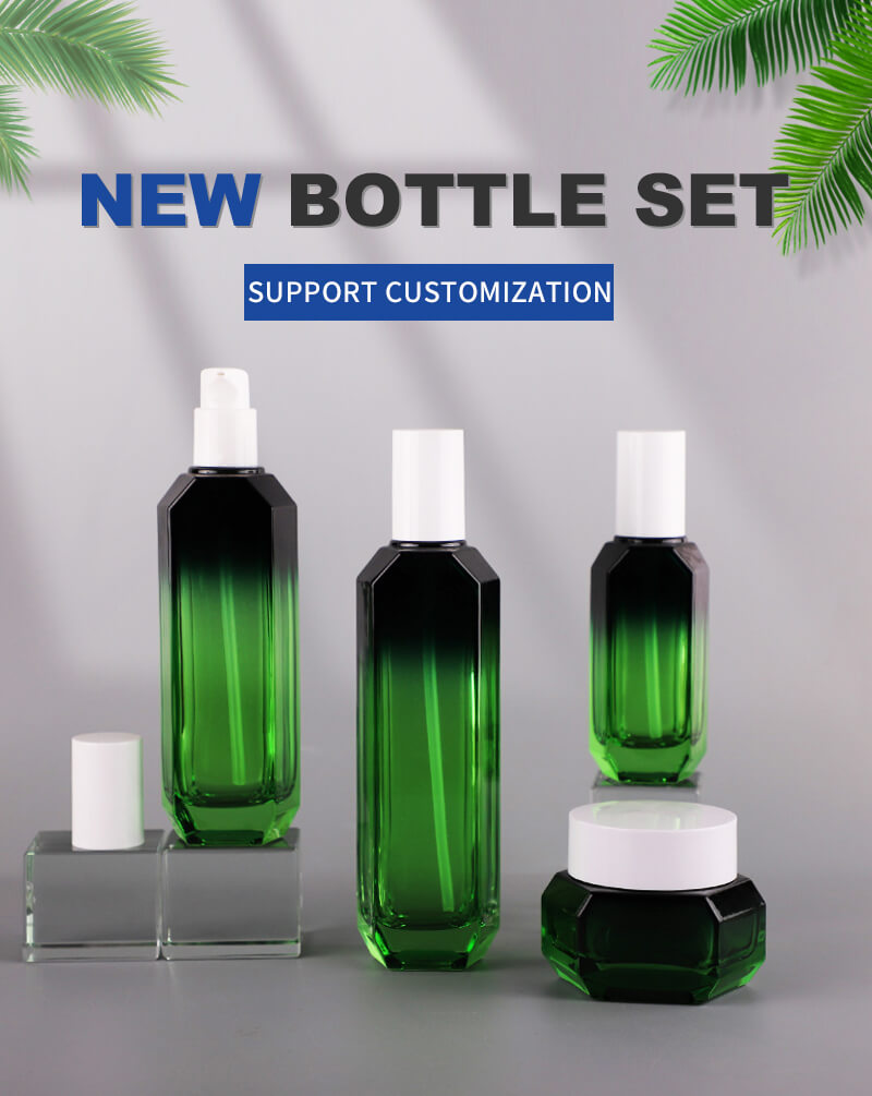 Emballage de bouteille en verre cosmétique