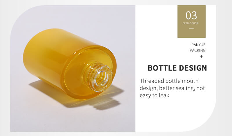 Emballage de bouteille en verre cosmétique écologique de 30 ml