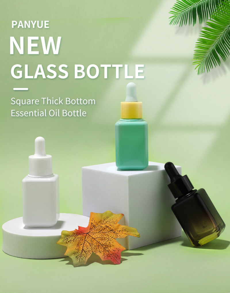 Vente en gros nouvelle bouteille en verre carrée design