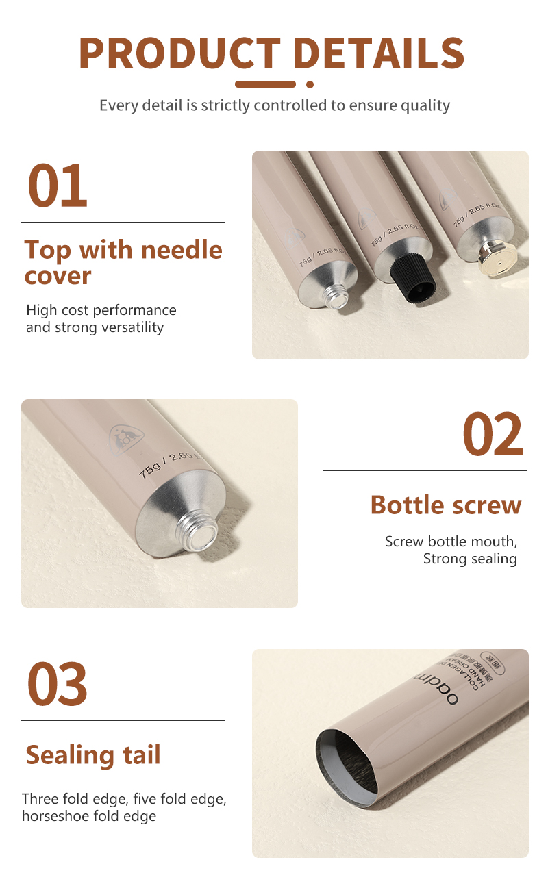 Soft Cosmetic Squeeze Tube Packaging