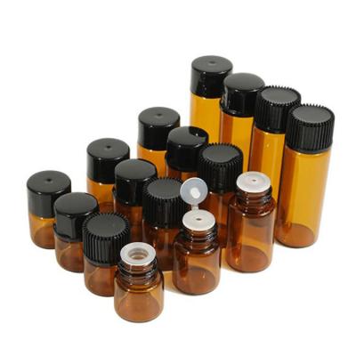 Small glass dropper perfume sample bottles