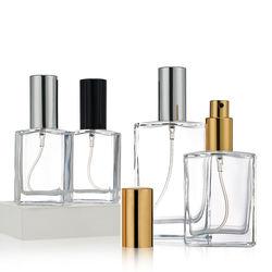 Fabricant de flacons de parfum en verre carré plat
