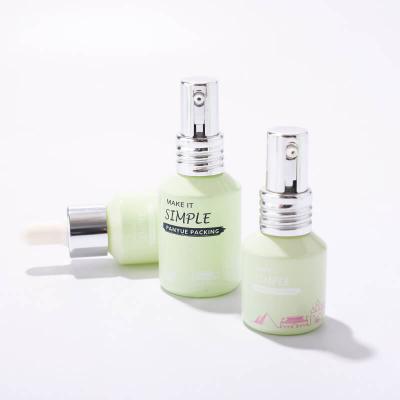 Pompe de lotion d'emballage cosmétique inclinée de luxe pour flacon pulvérisateur en verre de sérum de soin de la peau de crème pour le corps
