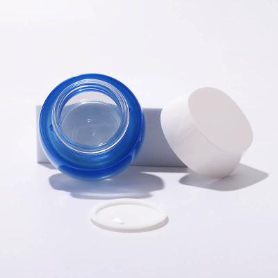 Emballage de pot cosmétique de crème pour le visage en verre de soin de la peau vide OEM
