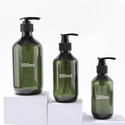 Nouveau flacon en plastique design avec pompe à lotion pour emballage de shampooing