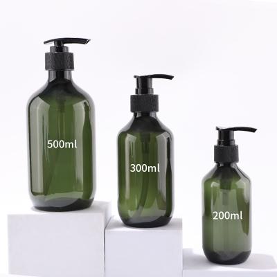 Bouteille en plastique PET avec pompe à lotion pour shampooing