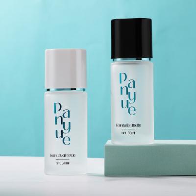 Flacon pompe givré pour fond de teint de 30 ml, vente en gros