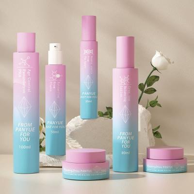 Flacon cosmétique en verre dépoli de 100 ml