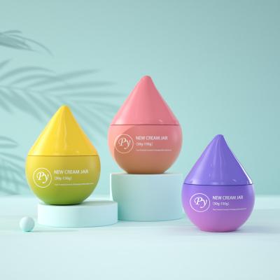 Pot cosmétique unique en forme de goutte d'eau