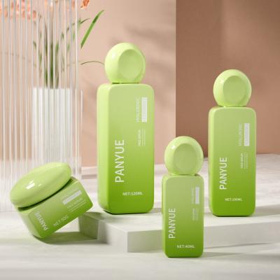 Bouteille en verre carrée à dégradé coloré