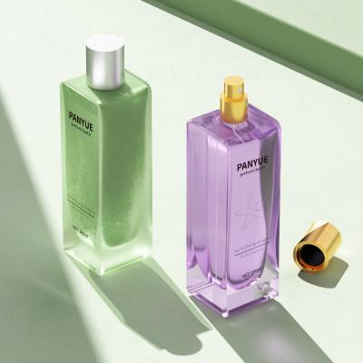 Flacon de parfum carré de grande taille de 100 ml