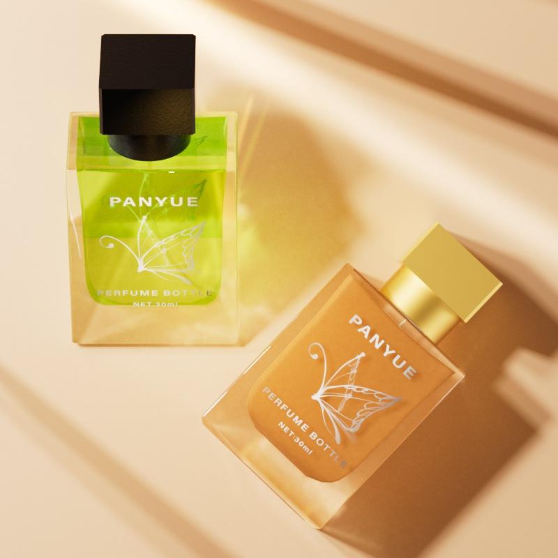 30ml Glass Perfume Bottle Square Shape
