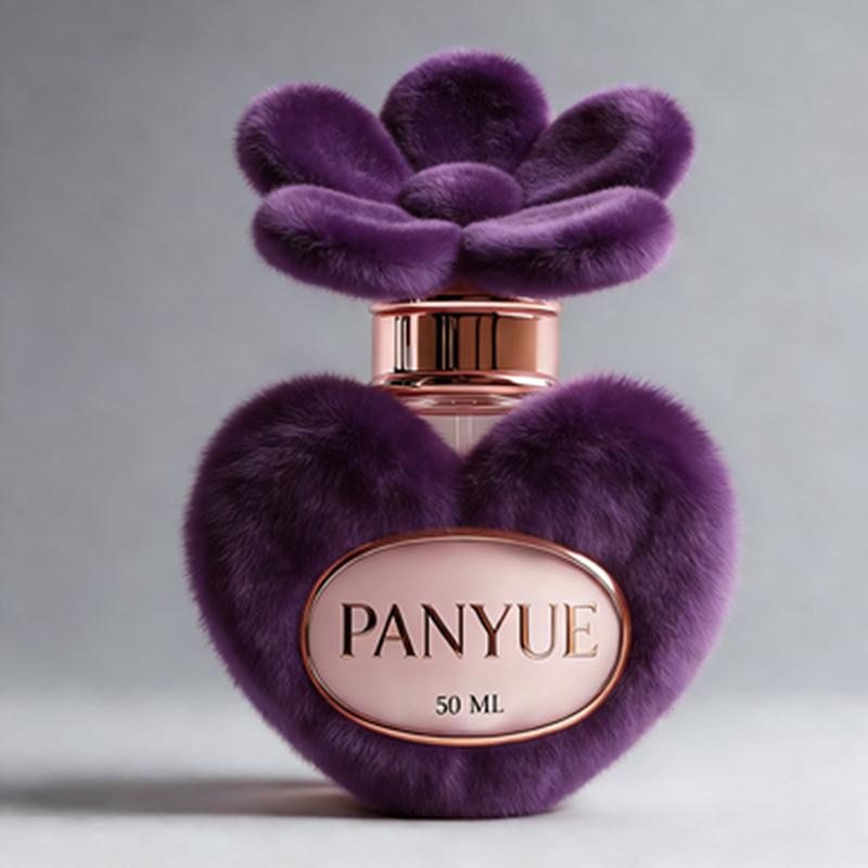 50ml Heart-Shaped Perfume Glass Bottle
