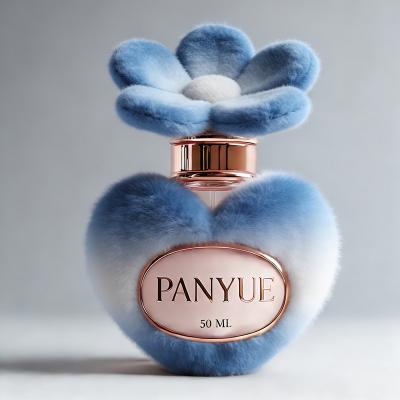 Flacon de parfum en verre en forme de cœur de 50 ml