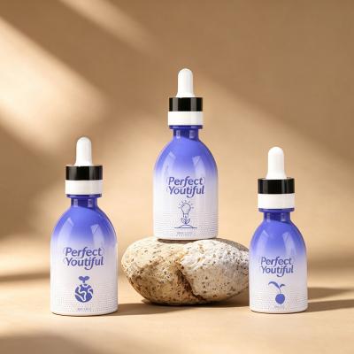 Emballage cosmétique à bouchon en bois de noyer