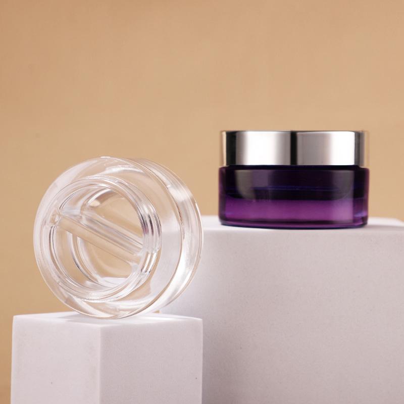 Purple Split Skincare Jar
