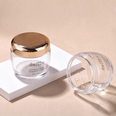 Pot de crème cosmétique en verre de 300 g